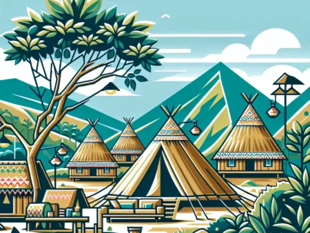 Glamping di Desa Adat Suku Baduy di Banten