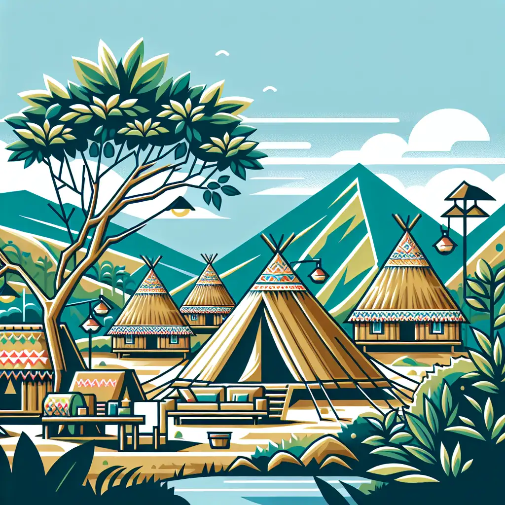 Glamping di Desa Adat Suku Baduy di Banten